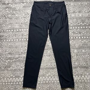 Zella Hybrid Tech Commuter Pants Mens 30 x 31 Black Stretch TaperGolf Travel